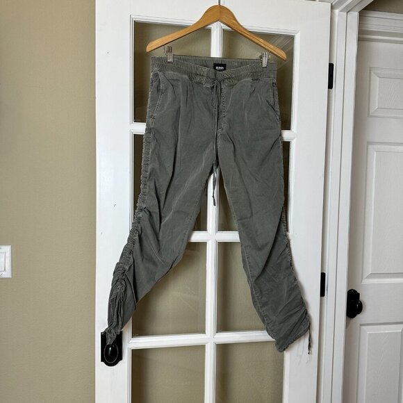 HUDSON Army Green Ruched Side Pants Denim Size 30 - Picture 15 of 15